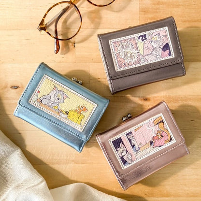 TOM and JERRY x Flapper Comic Applique Mini Wallet