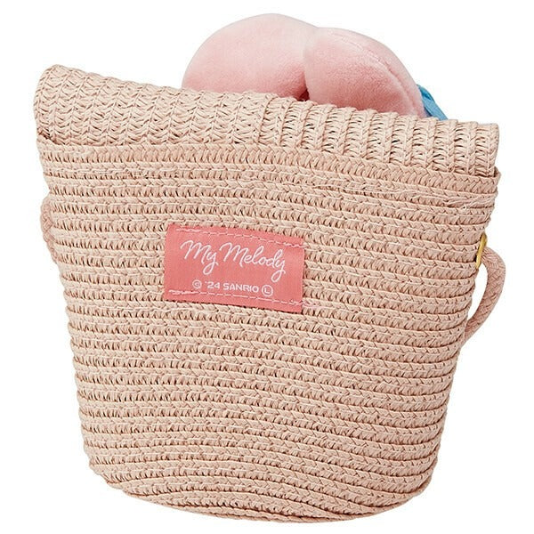 Sanrio Characters Straw Material Shoulder Bag