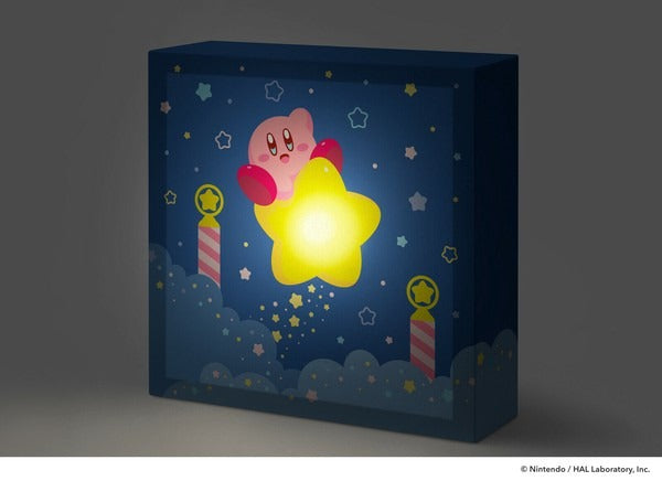 Kirby's Dream Land Glowing Canvas Art x Gift Box (Warp Star)