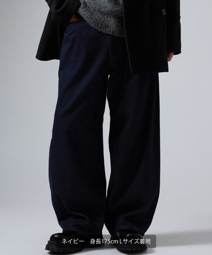 Denim Barrel Leg Jeans