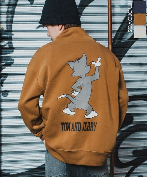 TOM T-100 High-Neck Big Sweatshirt with Back Print