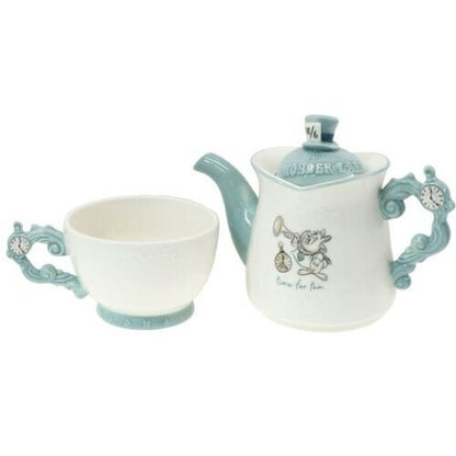 Alice in Wonderland Porcelain Teapot & Teacup