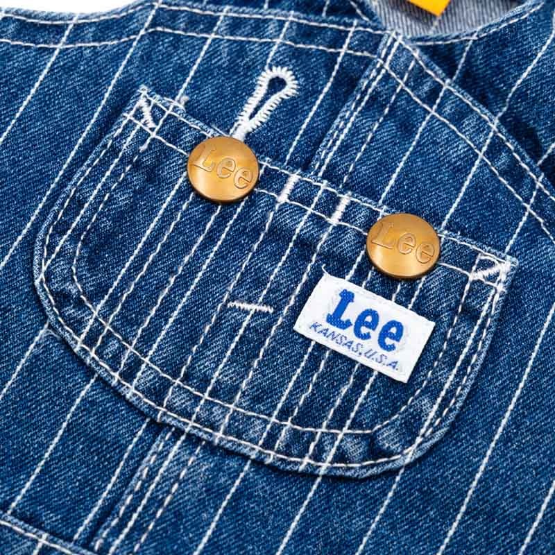 Lee Dog Clothes Fall Striped Overalls
