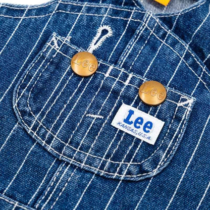 Lee Dog Clothes Fall Striped Overalls