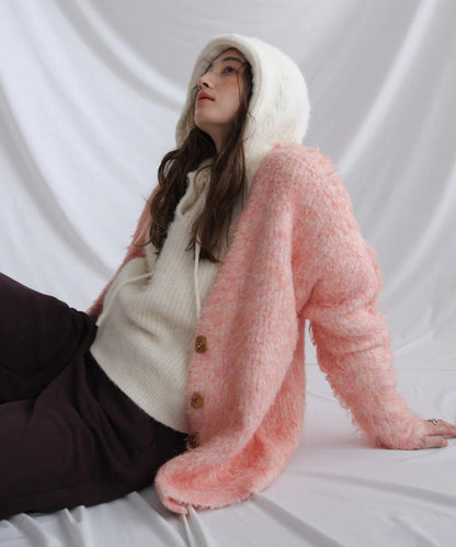 Bab Brushed Knit Cardigan