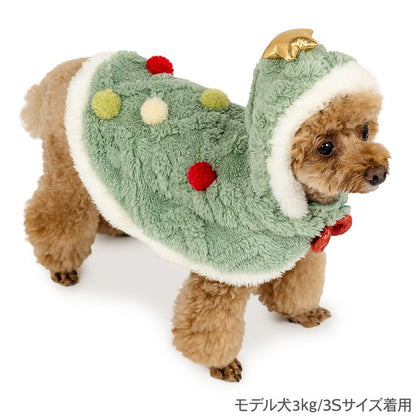 Dog Clothes Christmas Tree Poncho
