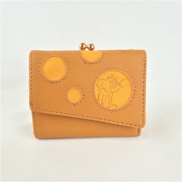 TOM and JERRY×Flapper Cheese Purse Mini Wallet with Holes