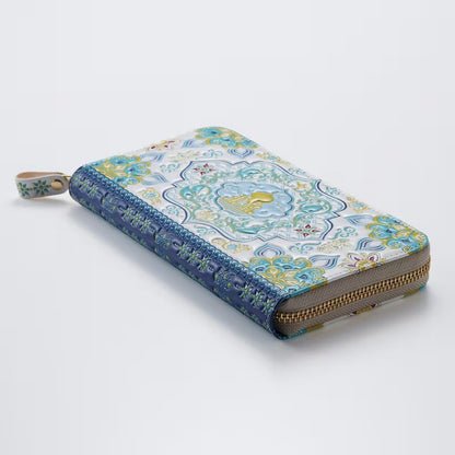 Disney Characters Zipper Long Wallet made in Japan