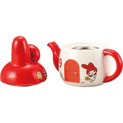 Sanrio My Melody Red Mushroom House Teapot