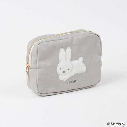 MIFFY BRUNA FLUFFY APPLIQUE Square Pouch