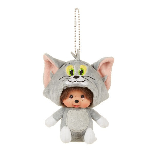 Tom and Jerry x Monchhichi Jerry Monchhichi Large Face SS Keychain
