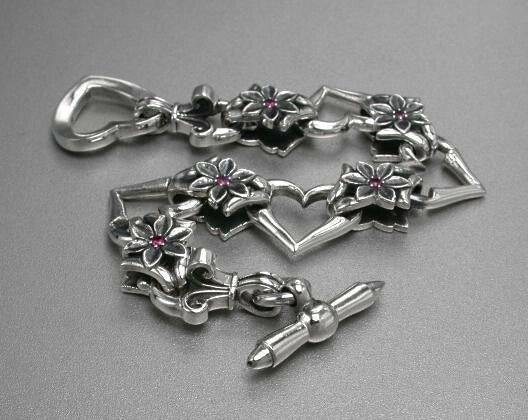 Flowers and Hearts Bracelet