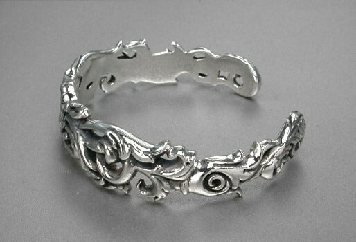 Hard-Core Silver Bracelet