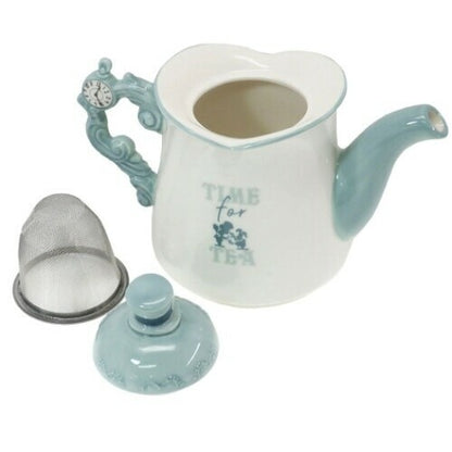 Alice in Wonderland Porcelain Teapot & Teacup