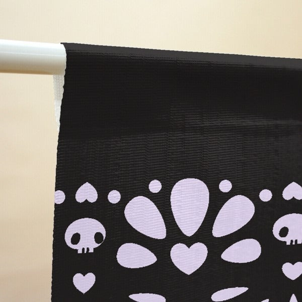 Sanrio "Kuromi Adult Cute Compact" Door Curtain Made in Japan