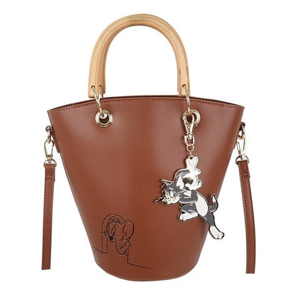 TOM and JERRY×Flapper charm shoulder bag