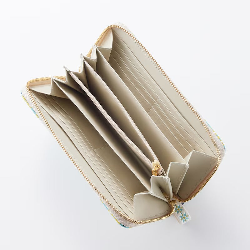 Disney Characters Zipper Long Wallet made in Japan