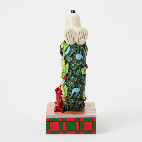 Snoopy Christmas Sleeping Wreath LED