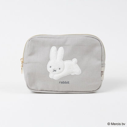 MIFFY BRUNA FLUFFY APPLIQUE Square Pouch