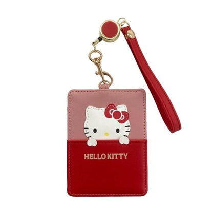 Sanrio Characters Pass Case With Reel