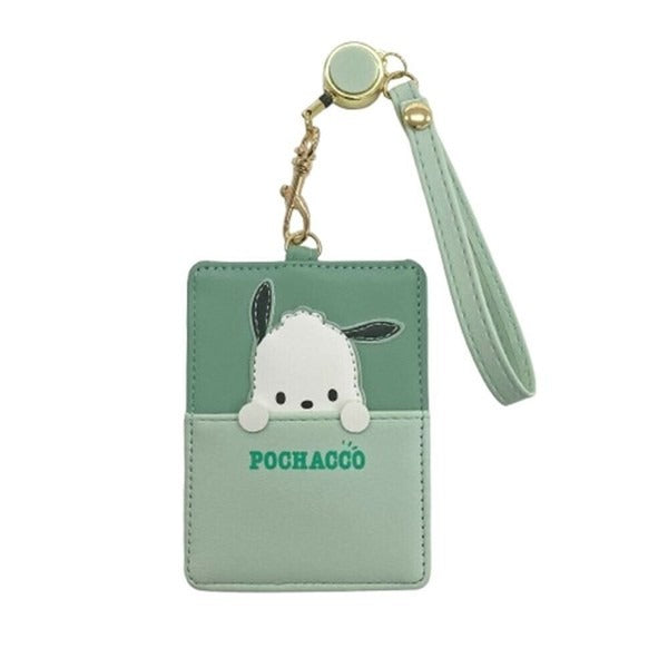 Sanrio Characters Pass Case With Reel