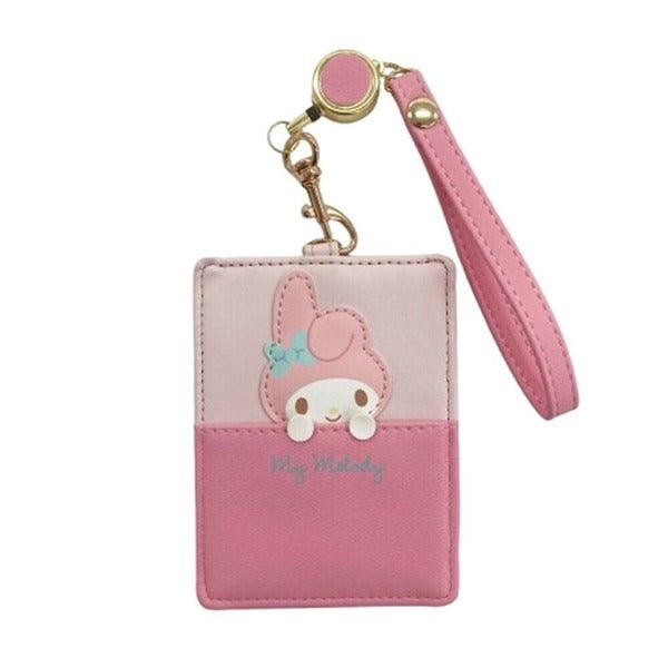 Sanrio Characters Pass Case With Reel