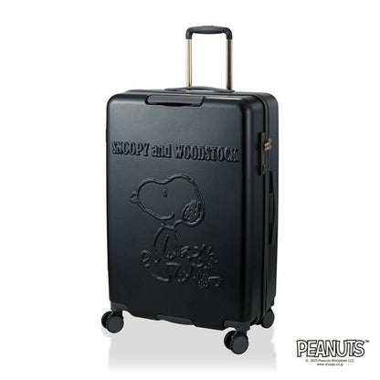 Snoopy Large Zipper Luggage BK