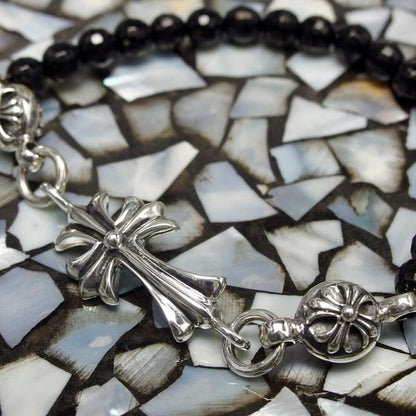 Cross & Prayer Beads Bracelet