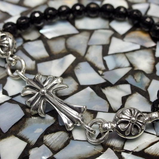 Cross & Prayer Beads Bracelet