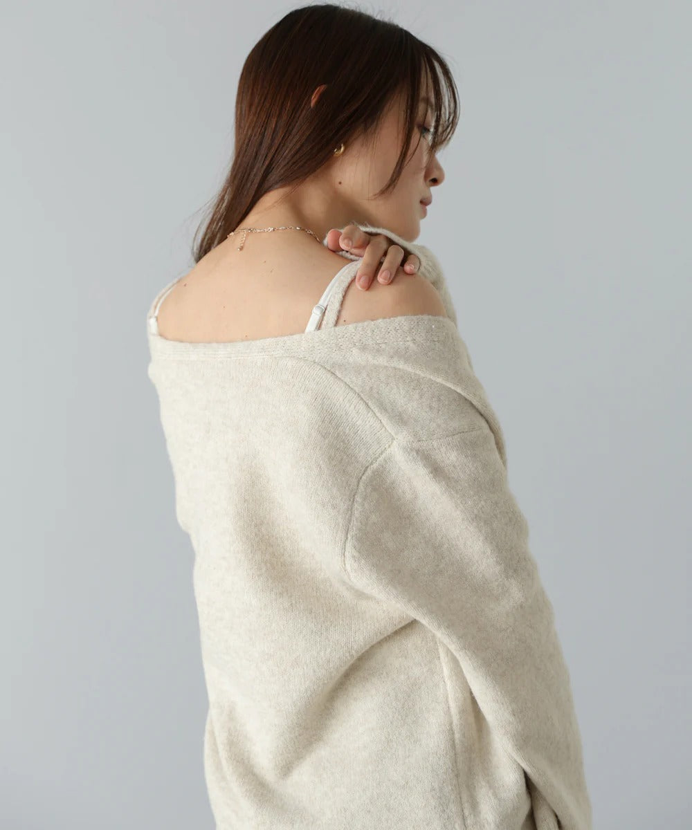 Bab Knit Lace Cami + Knit Cardigan Set