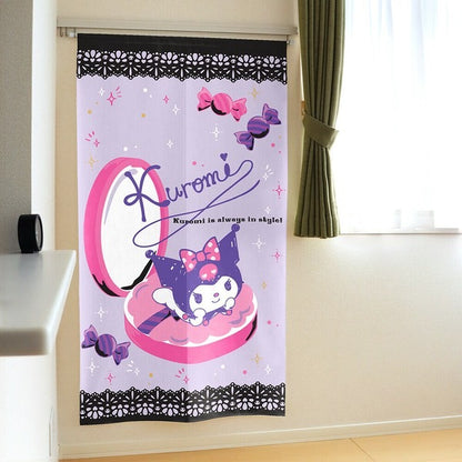 Sanrio "Kuromi Adult Cute Compact" Door Curtain Made in Japan