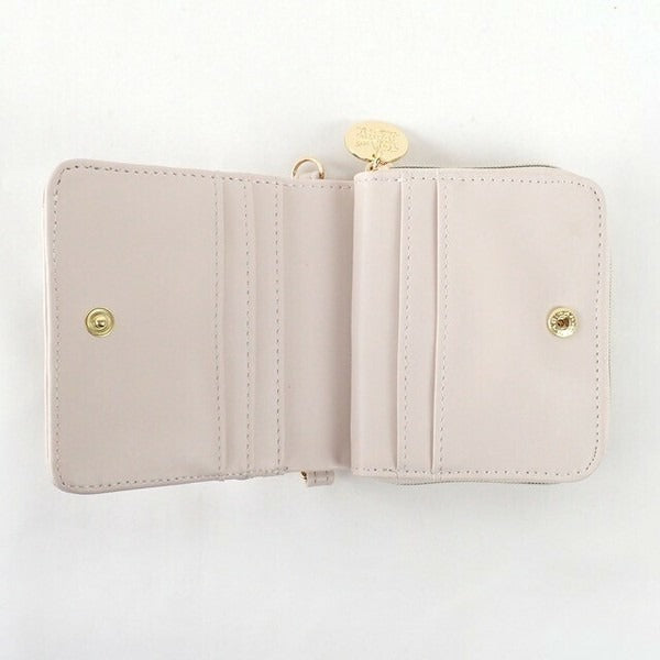 TOM and JERRY×Flapper Latte Color Mini Wallet