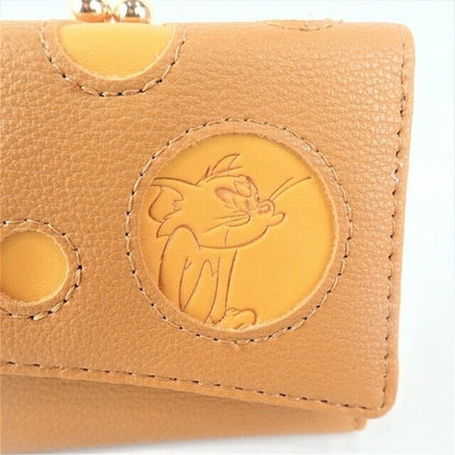 TOM and JERRY×Flapper Cheese Purse Mini Wallet with Holes