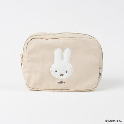 MIFFY BRUNA FLUFFY APPLIQUE Square Pouch