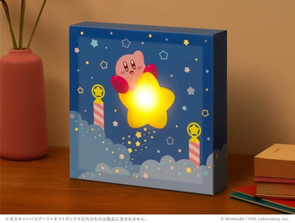 Kirby's Dream Land Glowing Canvas Art x Gift Box (Warp Star)