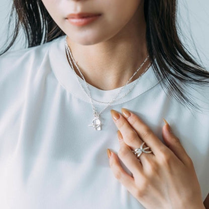 Tiny knott Multi Necklace