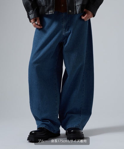 Denim Barrel Leg Jeans