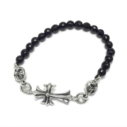 Cross & Prayer Beads Bracelet
