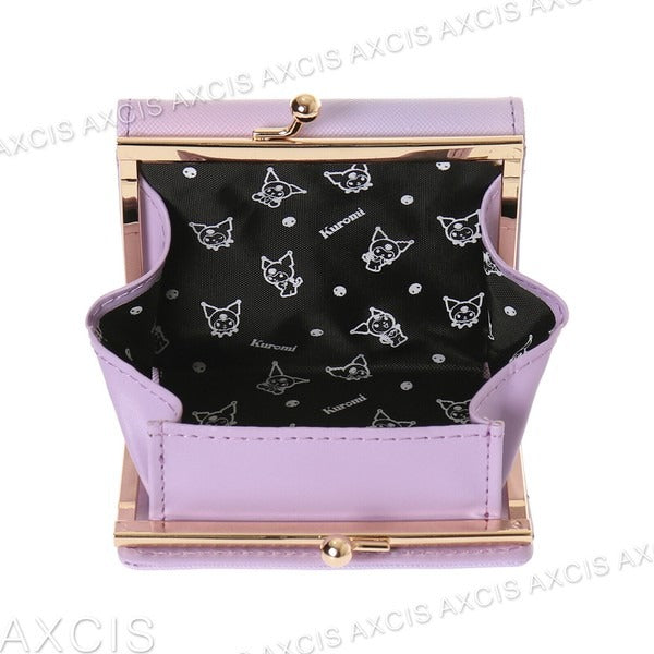 Sanrio Kuromi Synthetic Leather Clasp Mini Wallet