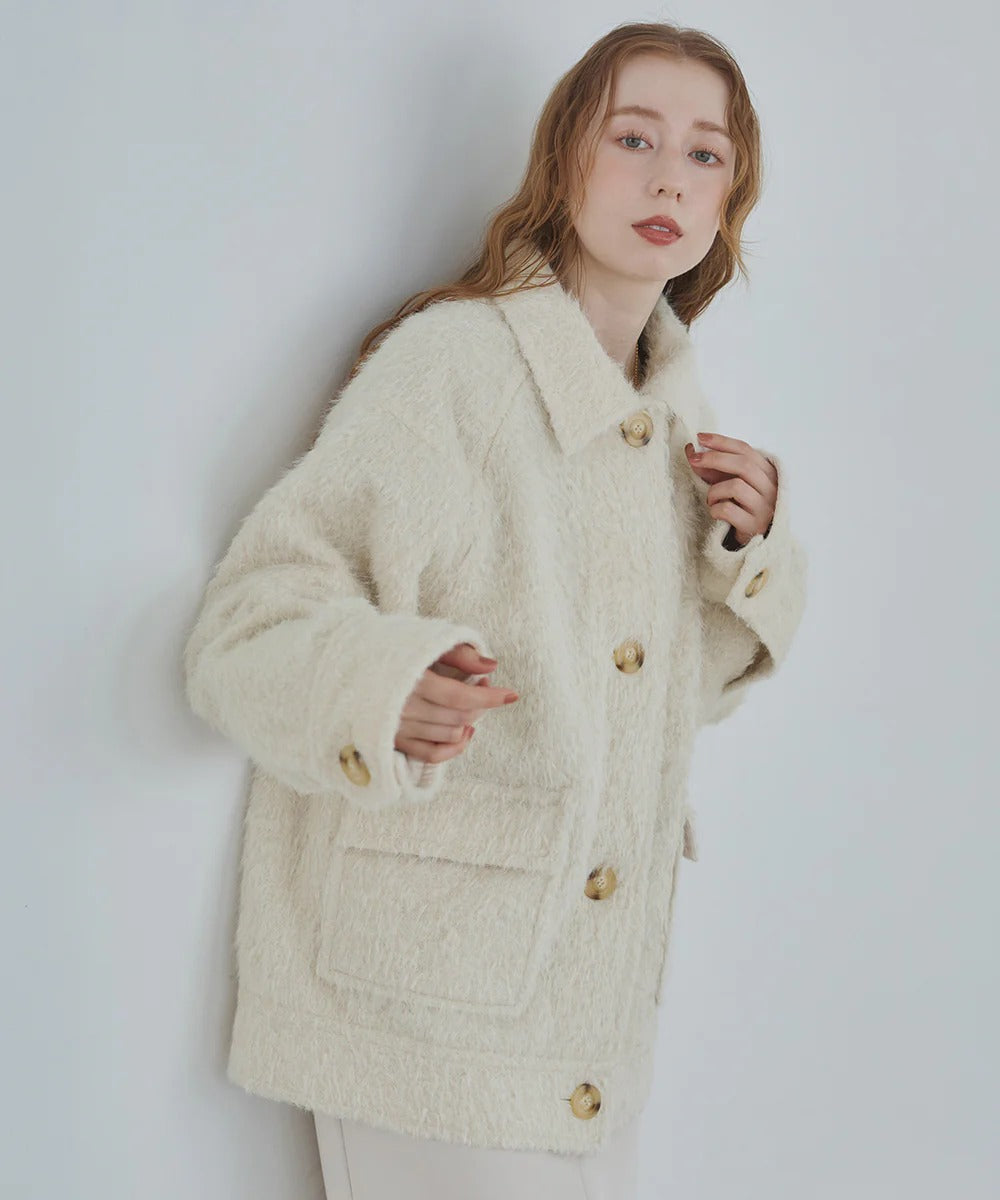 Bab Shaggy Mid-Length Outerwear