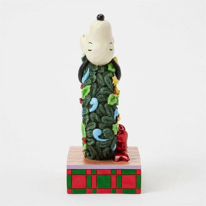 Snoopy Christmas Sleeping Wreath LED