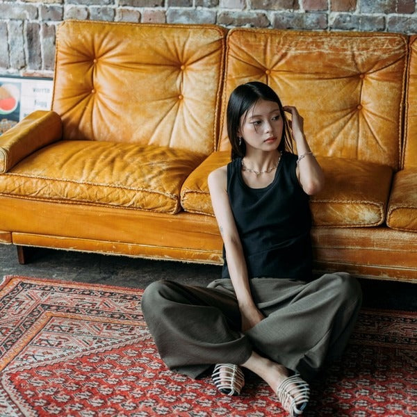 Banana Motif Earrings Silver