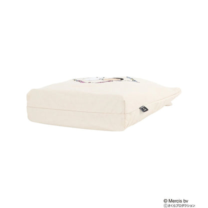 Miffy Meets Maruko Sagara Embroidery Canvas Tote Bag