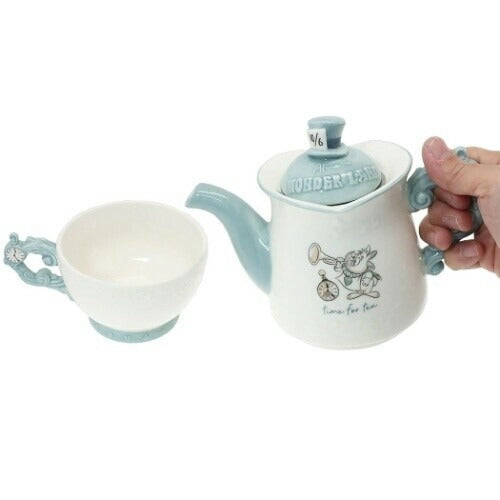 Alice in Wonderland Porcelain Teapot & Teacup