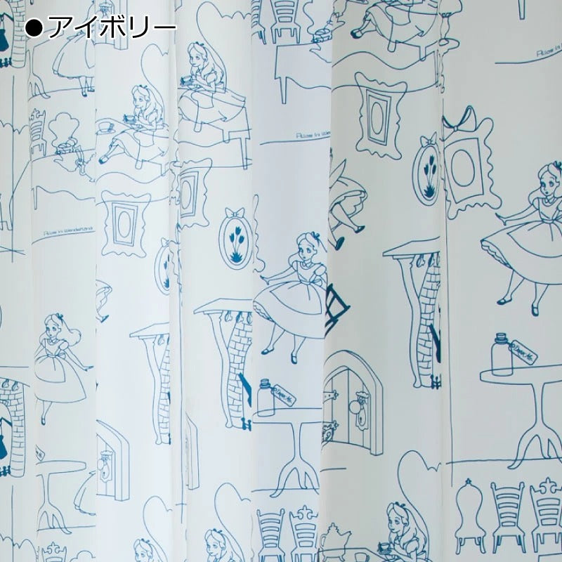 Alice in Wonderland Curtains 2-Pack Made in Japan