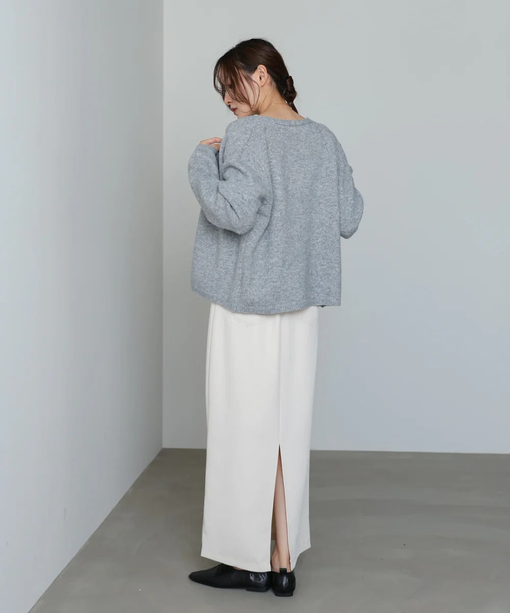 Bab Knit Lace Cami + Knit Cardigan Set