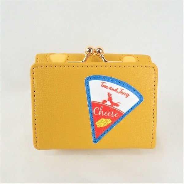 TOM and JERRY×Flapper Cheese Purse Mini Wallet with Holes