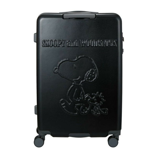 Snoopy Large Zipper Luggage BK