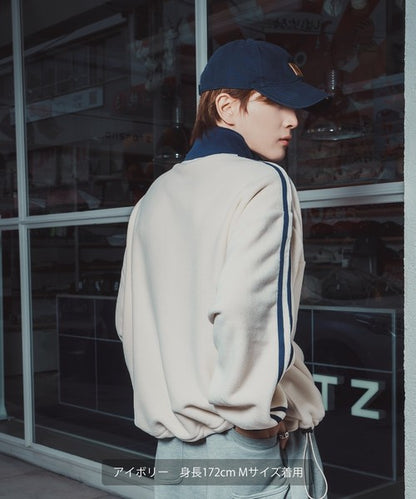 Fleece Half-Zip Track Pullover