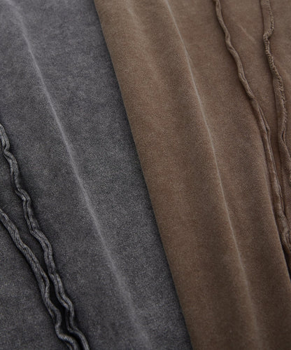 Oval Logo Short Sleeve Grunge T-shirt